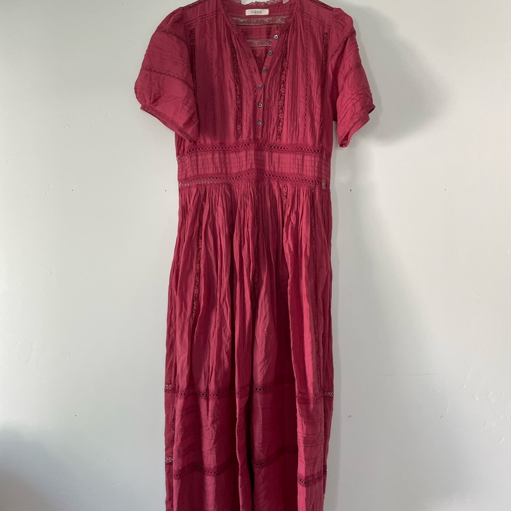 Doen Violet Dress Dark Wineberry